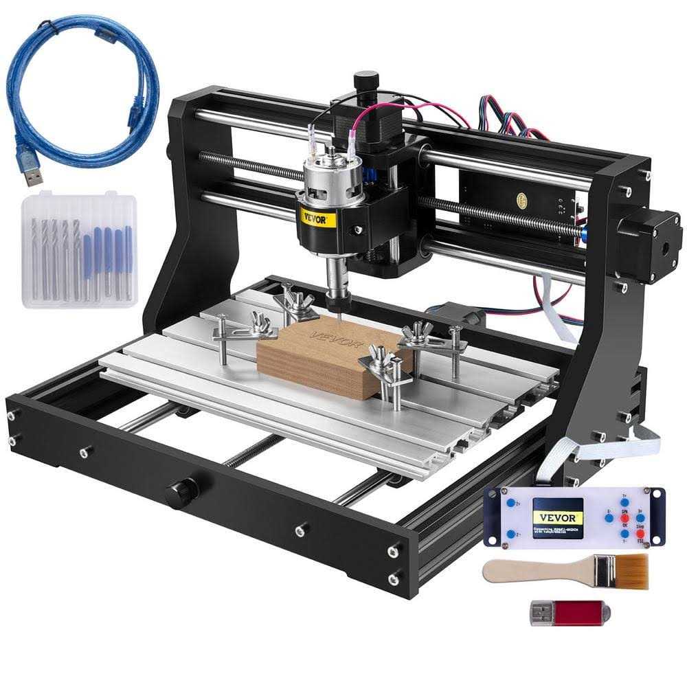 VEVOR CNC 3018-PRO Router Kit GRBL Control 3 Axis Plastic Acrylic PCB PVC Wood Carving Milling Engraving Machine