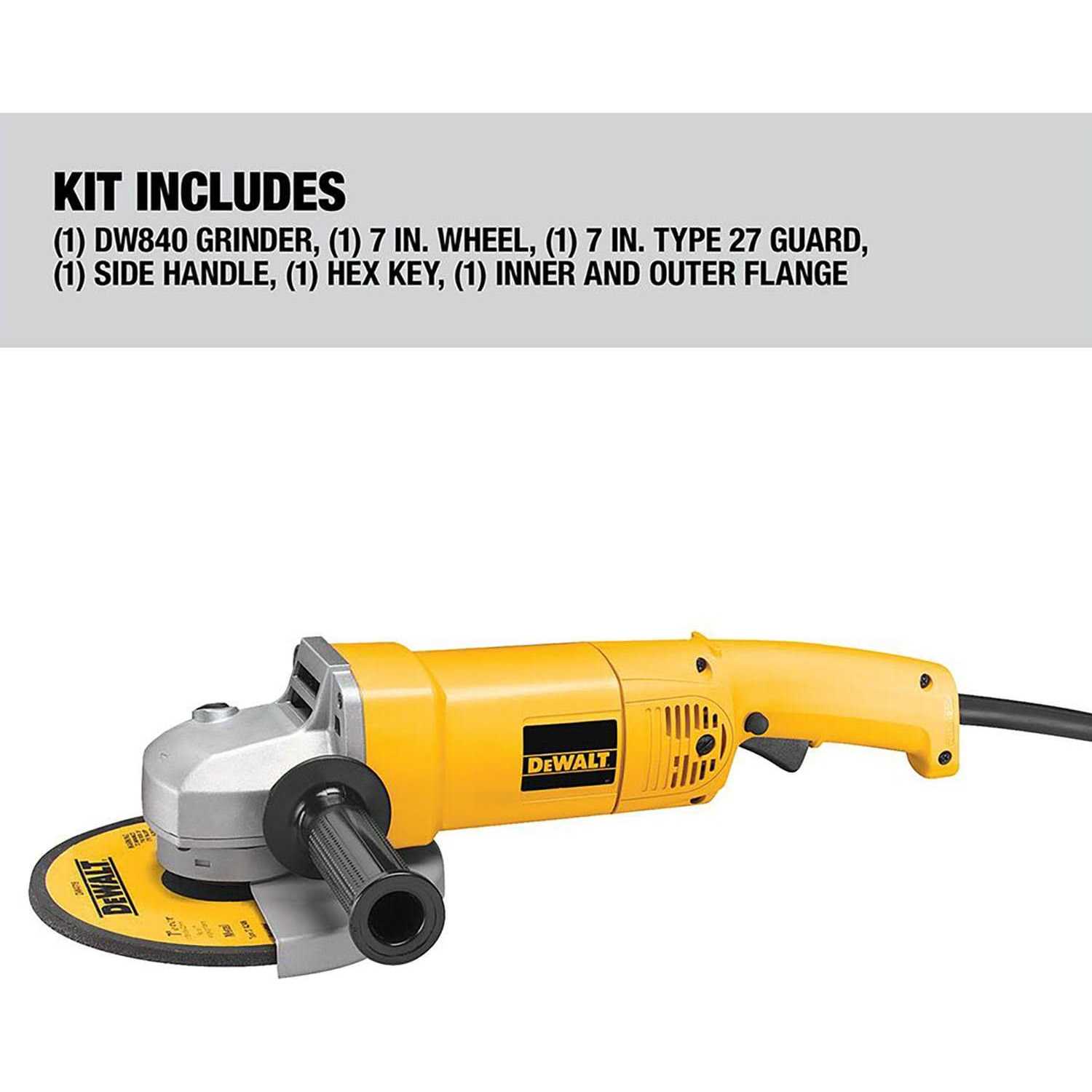 Dewalt Medium Angle Grinder DW840 - Image 5