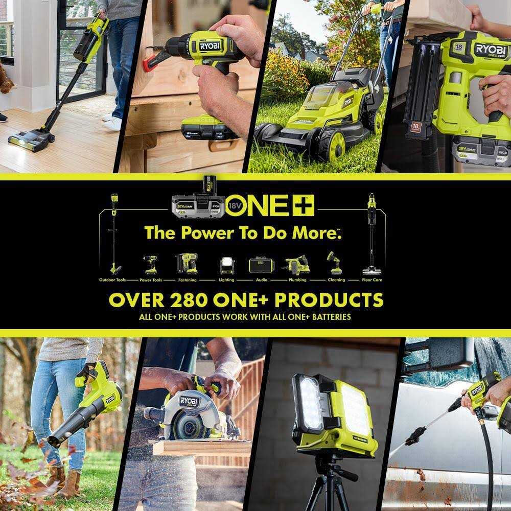 Ryobi ONE+ 18V Cordless 5-Tool Combo Kit with 1.5 Ah Batteries, Charger, and Tool Bag - Image 3