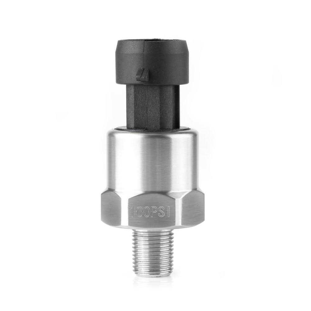 Walfront Pressure Transducer Sender Sensor for Oil Fuel Air Water,1/8NPT Thread Stainless Steel - Image 3