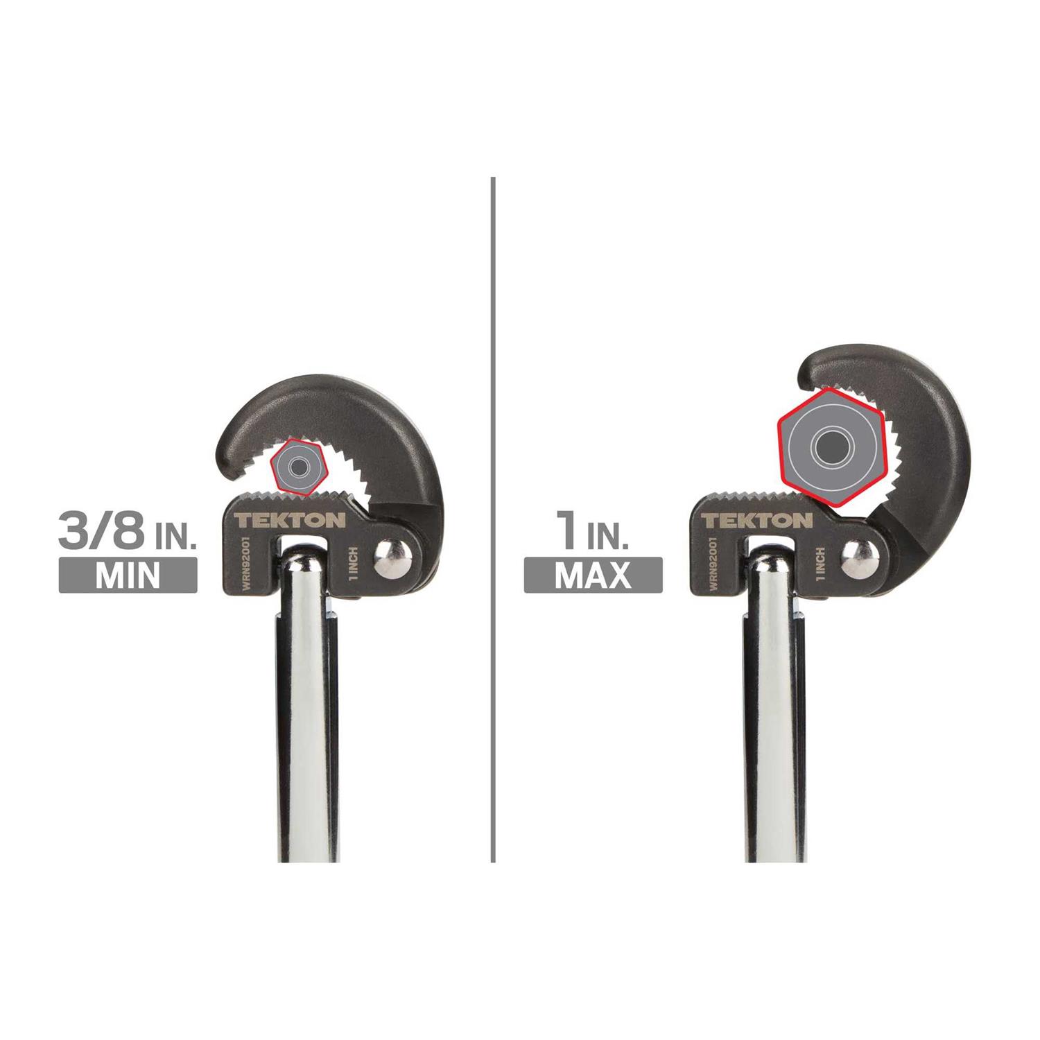 Tekton 11 Inch Basin Wrench WRN92001 - Image 3