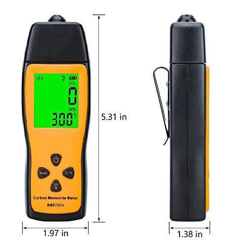 Cheffort Handheld Carbon Monoxide Meter Portable Carbon Monoxide Detector - Image 4