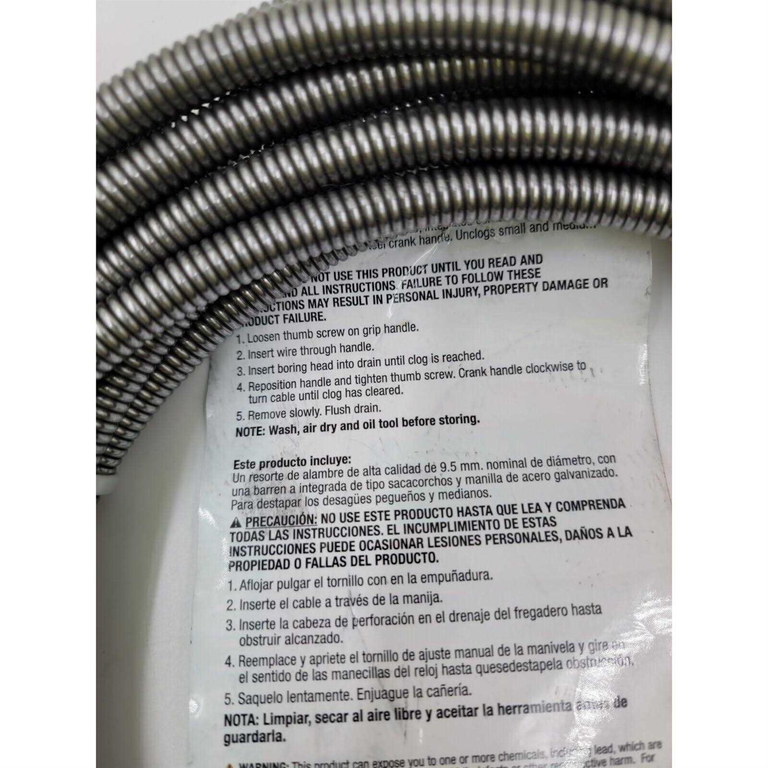 Cobra Products 20250 Drain Auger - Image 5