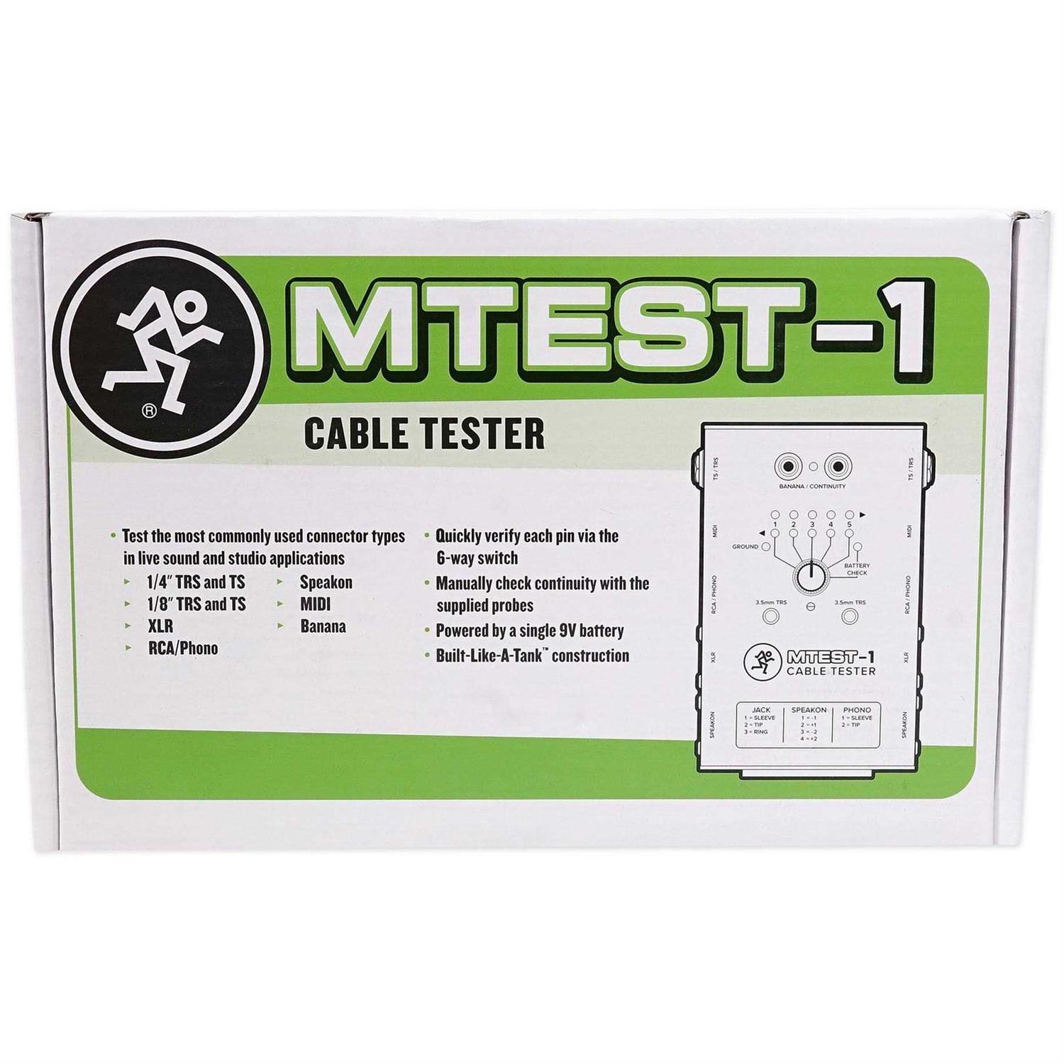 Mackie Cable Tester MTest-1 - Image 4