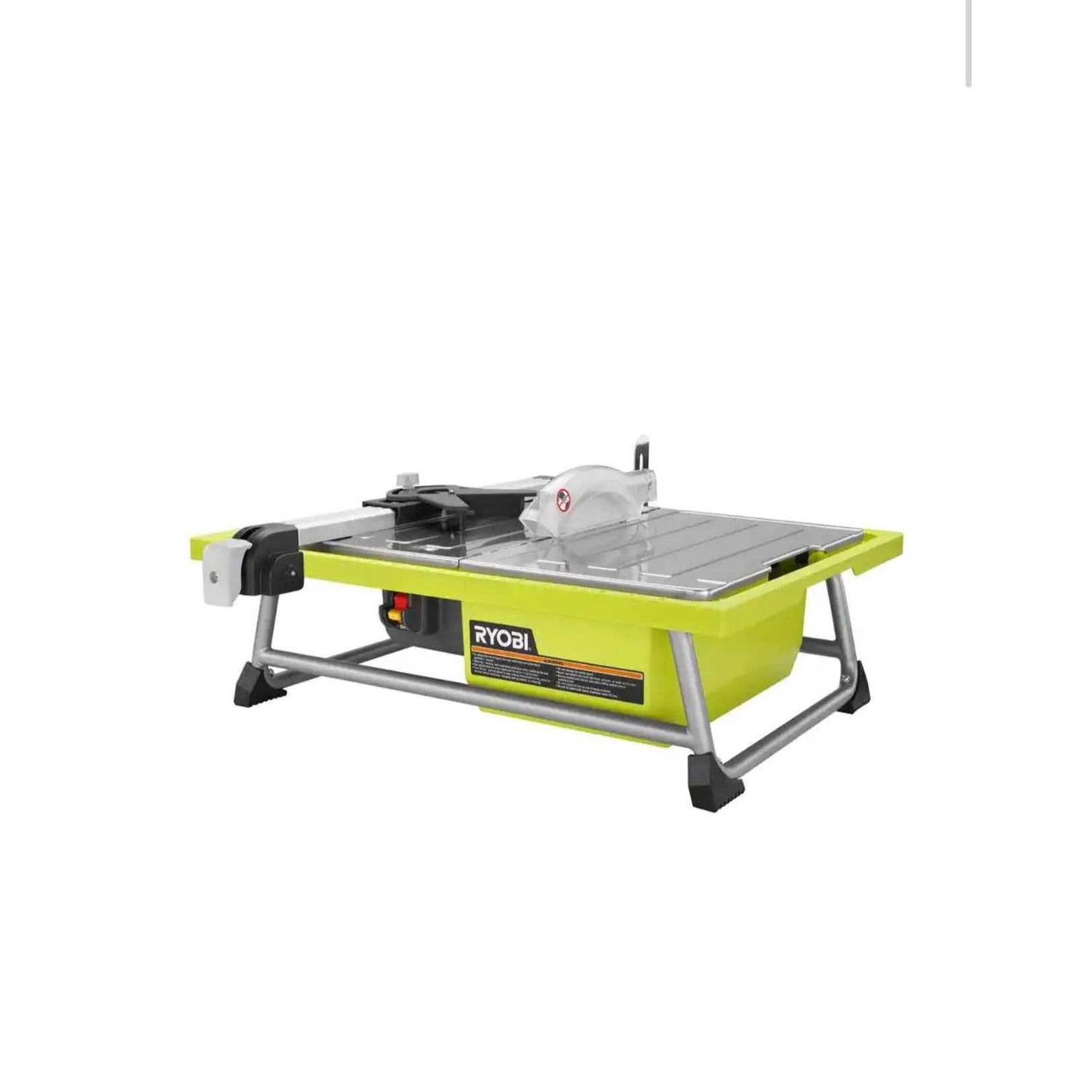 Ryobi 7 in. 4.8 Amp Tabletop Tile Saw