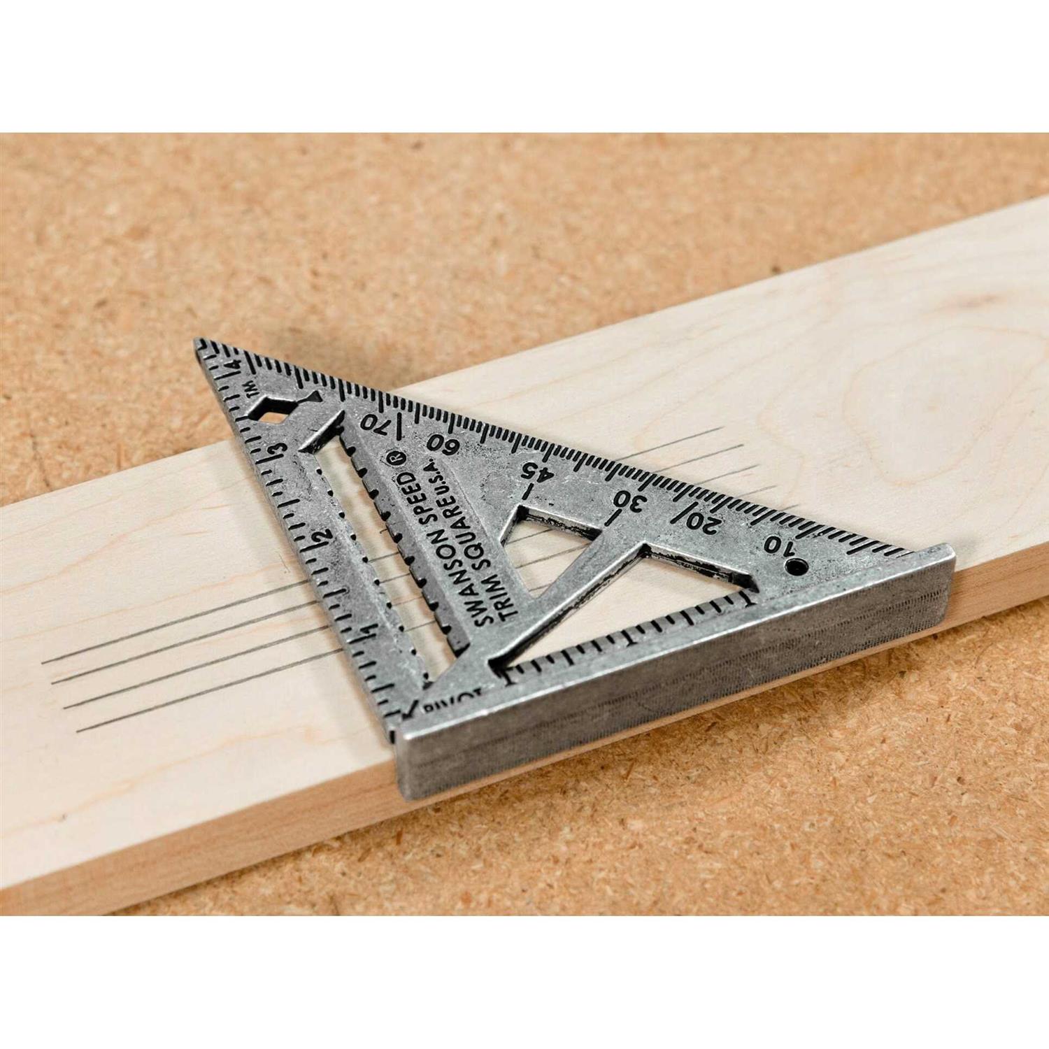 Swanson Speed 4-1/2 in. Aluminum Trim Square S0145 - Image 4