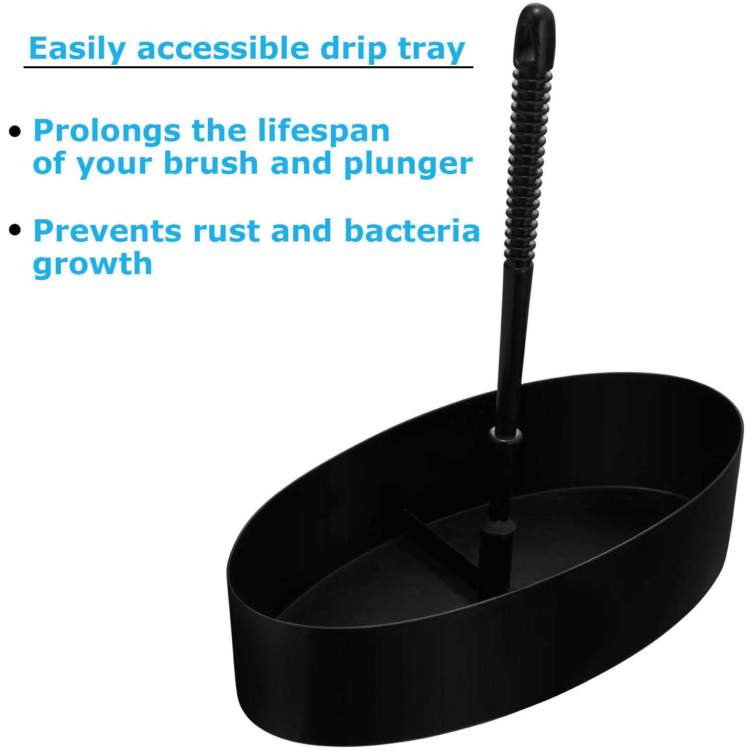 Blue Donuts Toilet Brush and Plunger Combo Set - Image 4