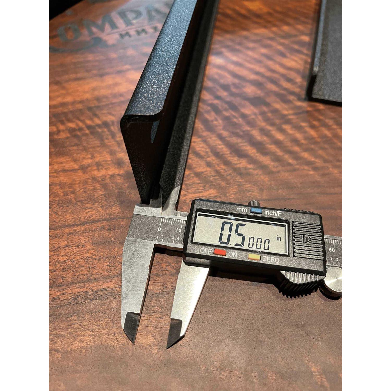 Bidwell Wood & Iron The Original C Channel 2.0 Leg Hidden Metal Support Bracing, for Live Edge or Glue-Up Wood Tables - Image 5