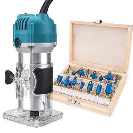 TwoWin Router Tool 110V 800W Compact Palm Wood Router Tool for Woodworking