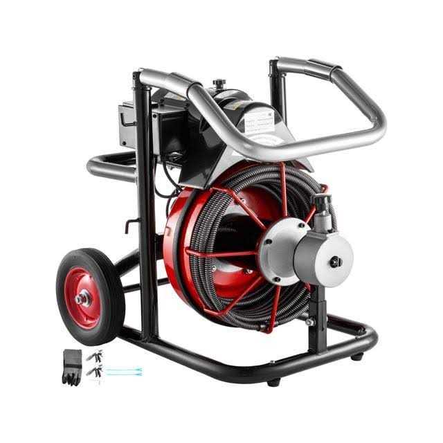 VEVOR Drain Cleaner Machine Drain Cleaning Drain Auger - Image 5