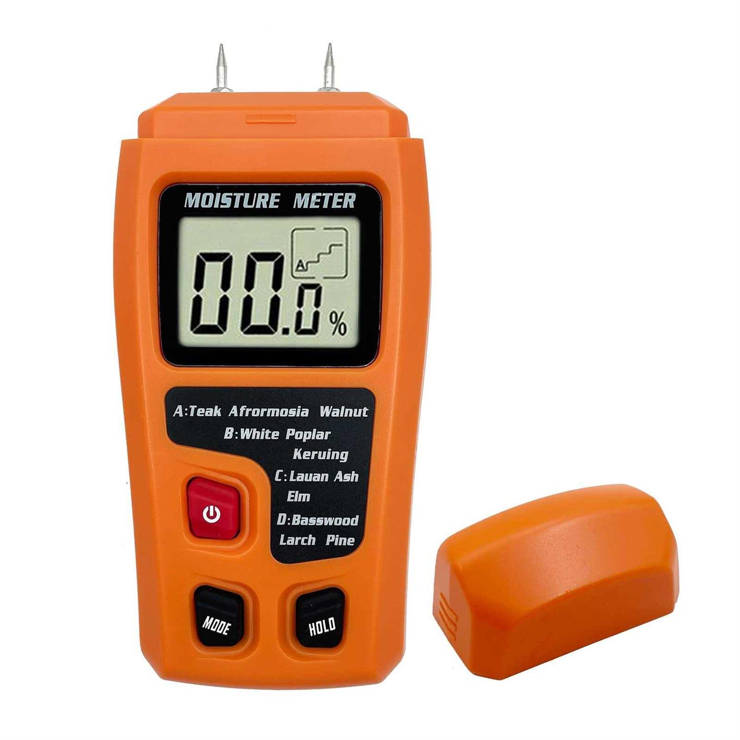 Digital Wood Moisture Meter Wood Humidity Tester Hygrometer Timber Damp Detector Large LCD Display