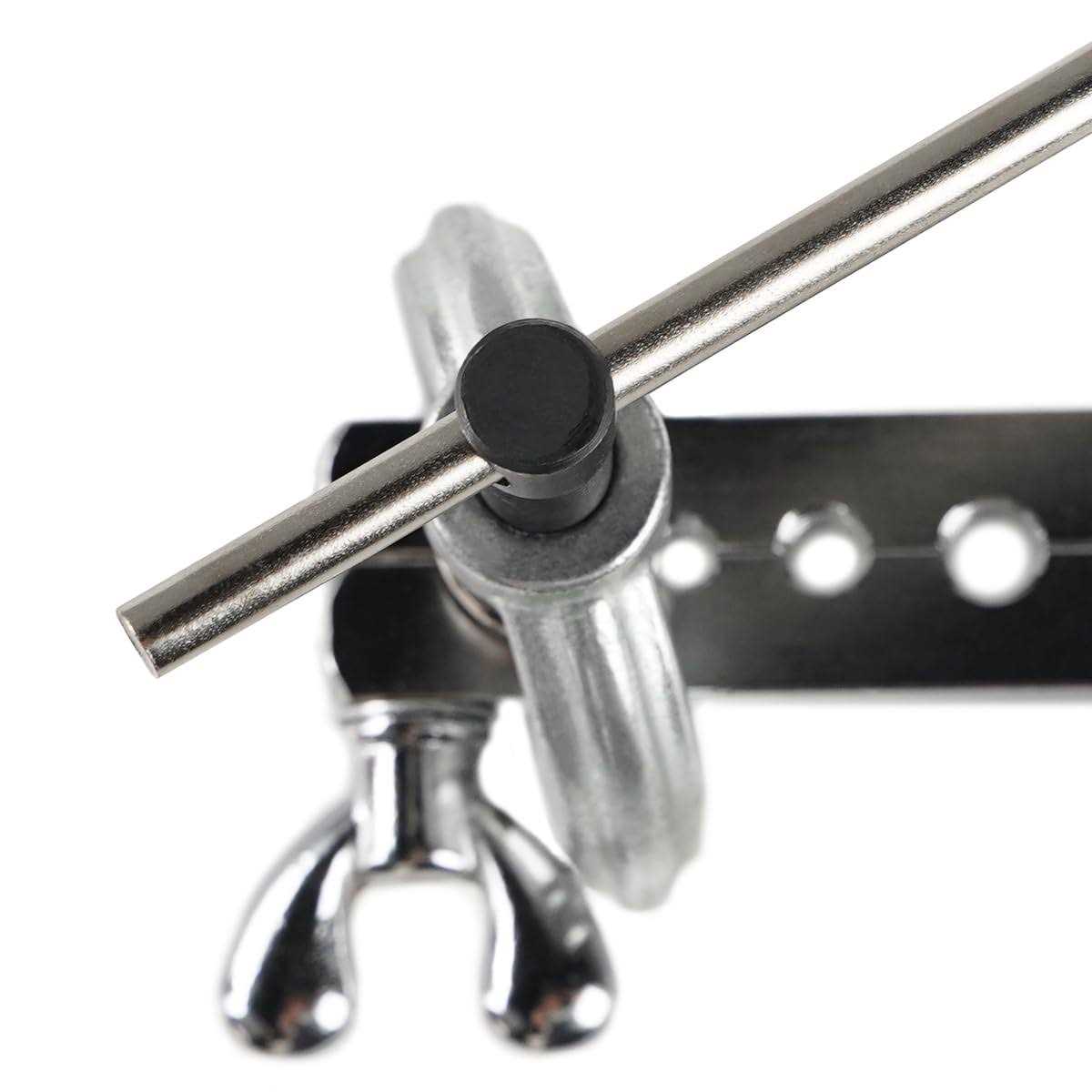 Thorstone Double & Single Flaring Tool Kit for Brake Line and Brass Tubing Tool with Extra Adapters - Image 3