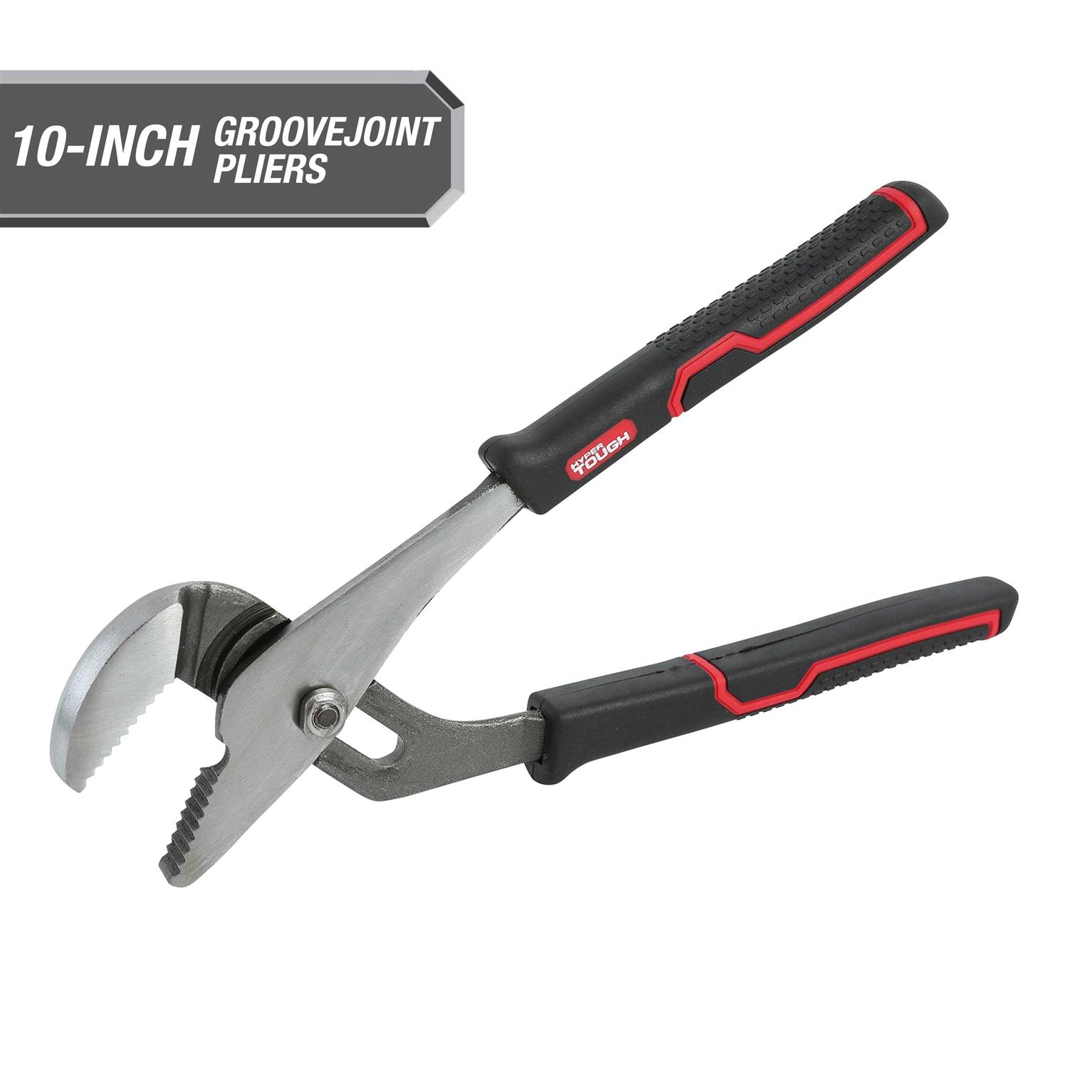 Hyper Tough Groove Joint Pliers with Ergonomic Comfort Grips
