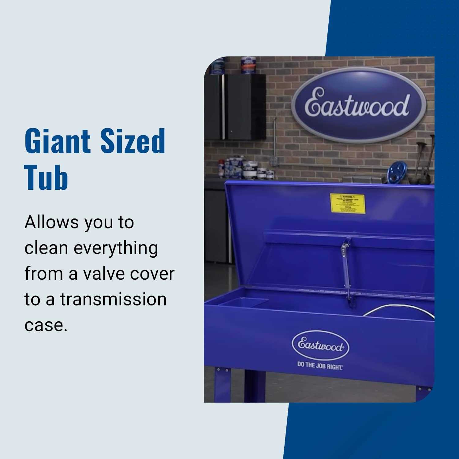 Eastwood 40 Gallon Parts Washer - Image 2