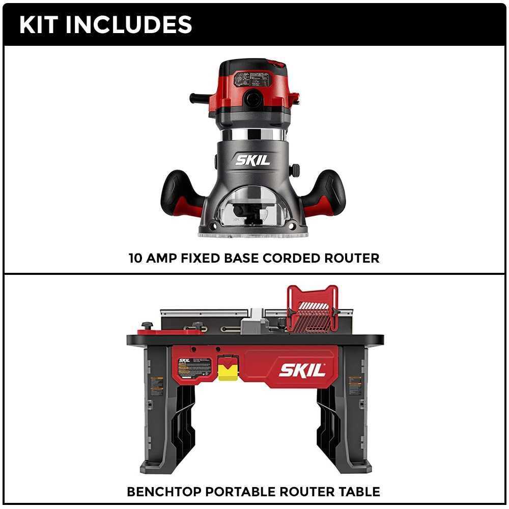 SKIL Router Table and Fixed Base Router Kit - Image 4