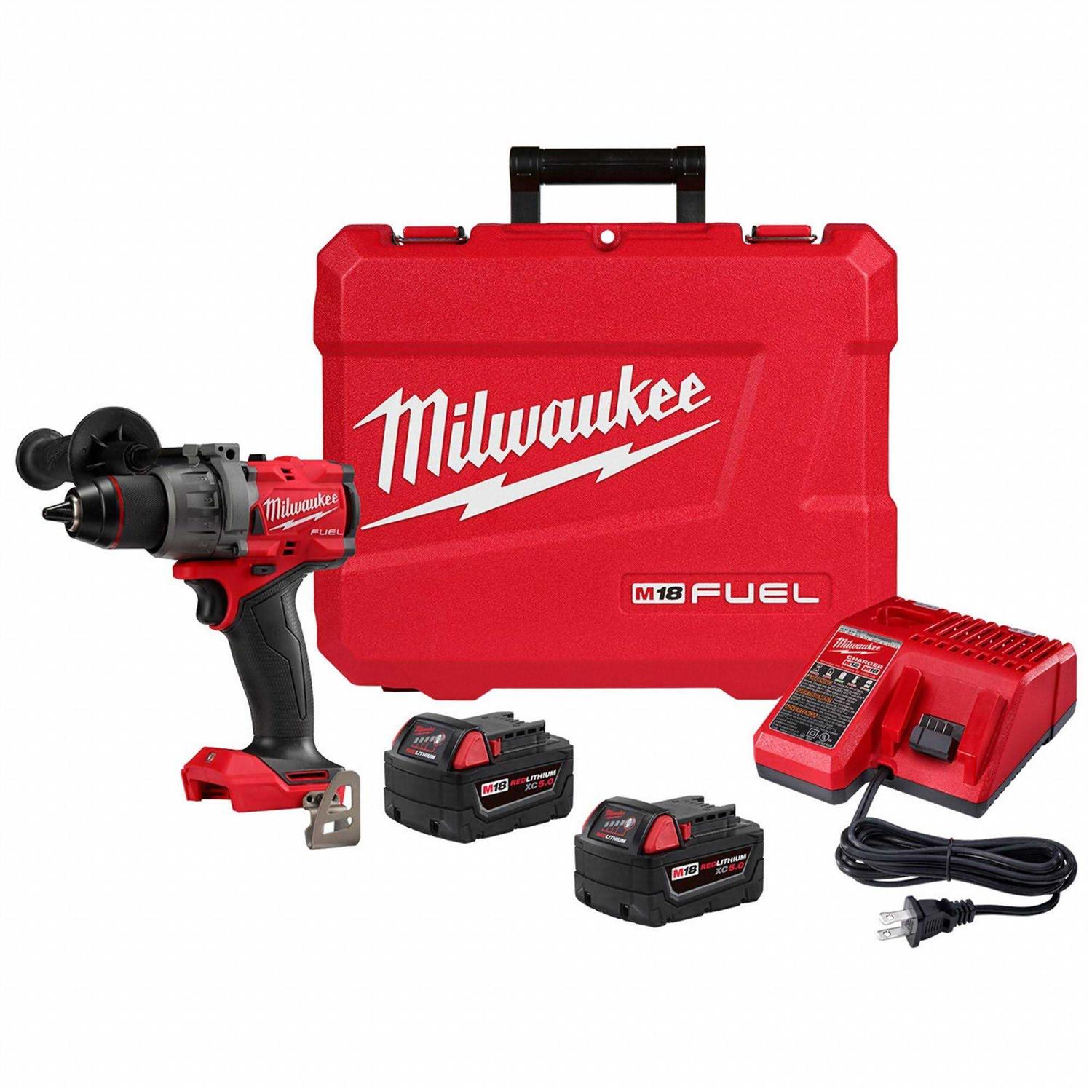 Milwaukee M18 FUEL Hammer Drill/Driver Kit 2904-22