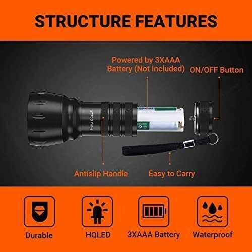 Black Light Uv Flashlight Small Uv Blacklight with 21 Leds 395nm Compact Hand - Image 5