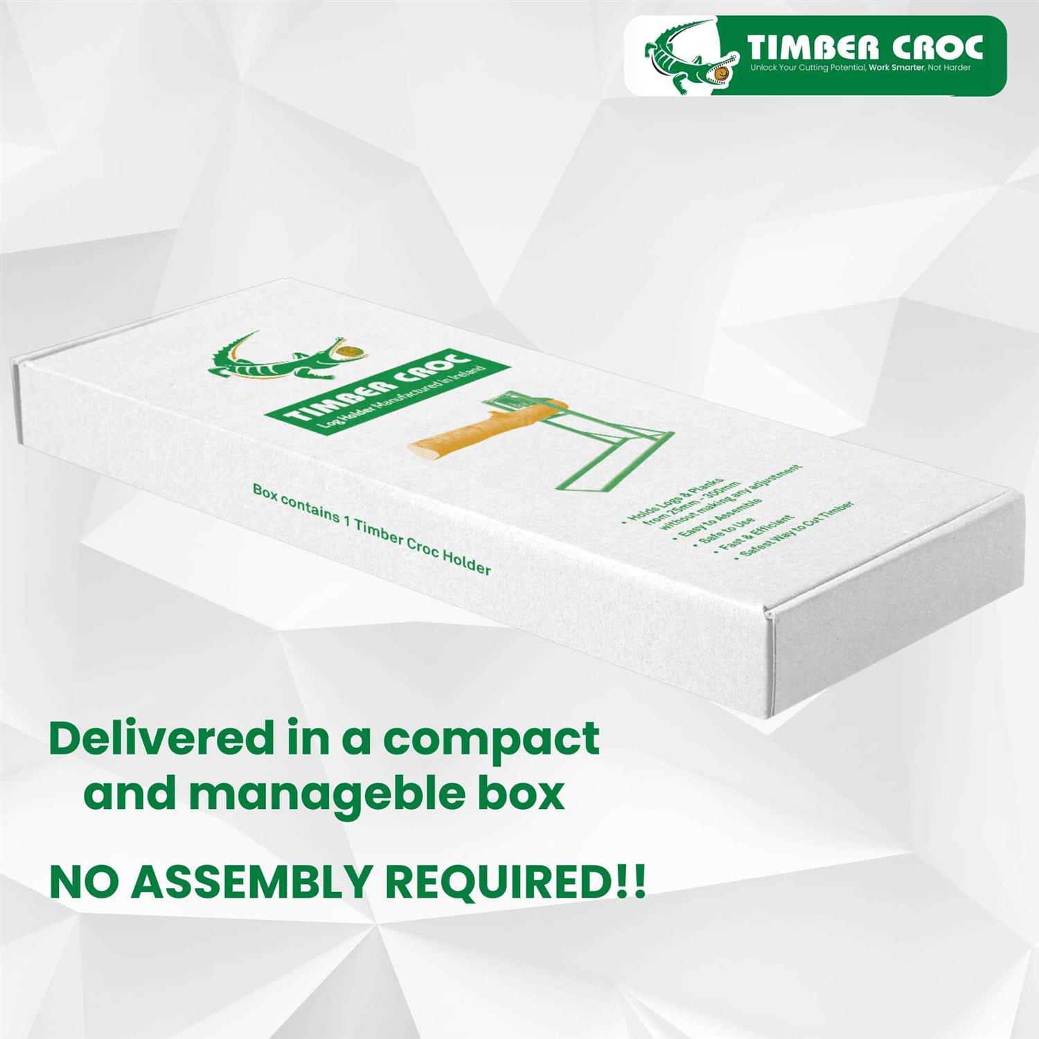 Timber Croc Logging Saw Horse Steel Log Holder for Cutting Wood - Image 5