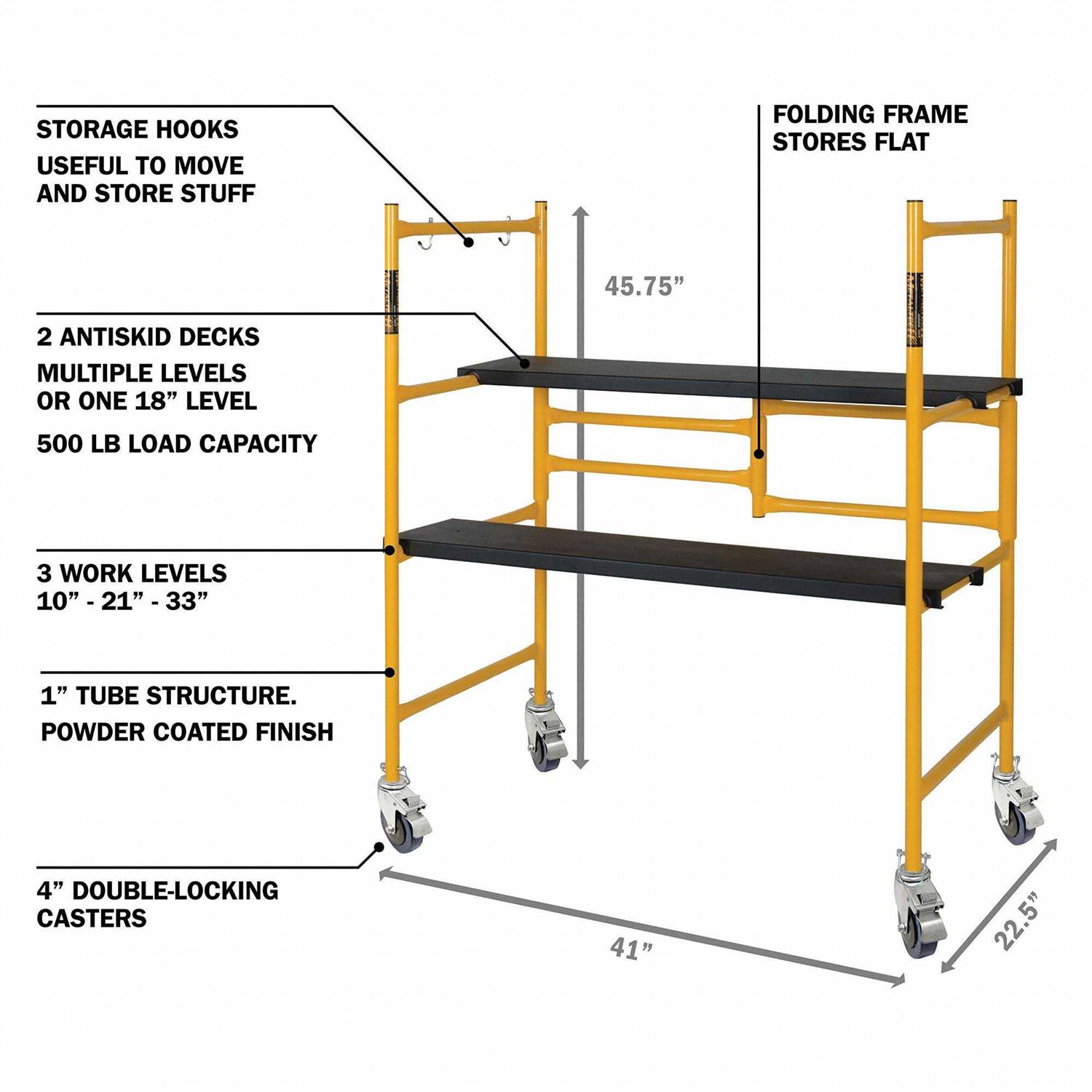 Metaltech Portable 4 ft. Scaffold I-IMCN - Image 5