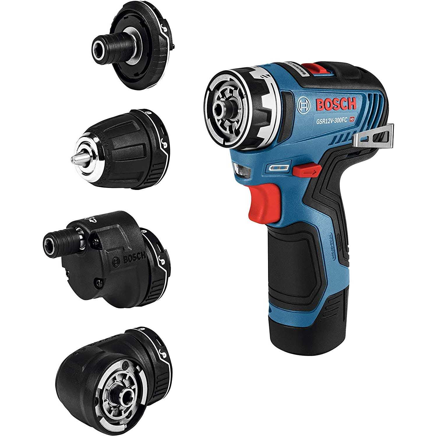 Bosch GSR12V-300FCB22 12V Max EC Brushless Flexiclick 5-In-1 Drill/Driver System - Image 4