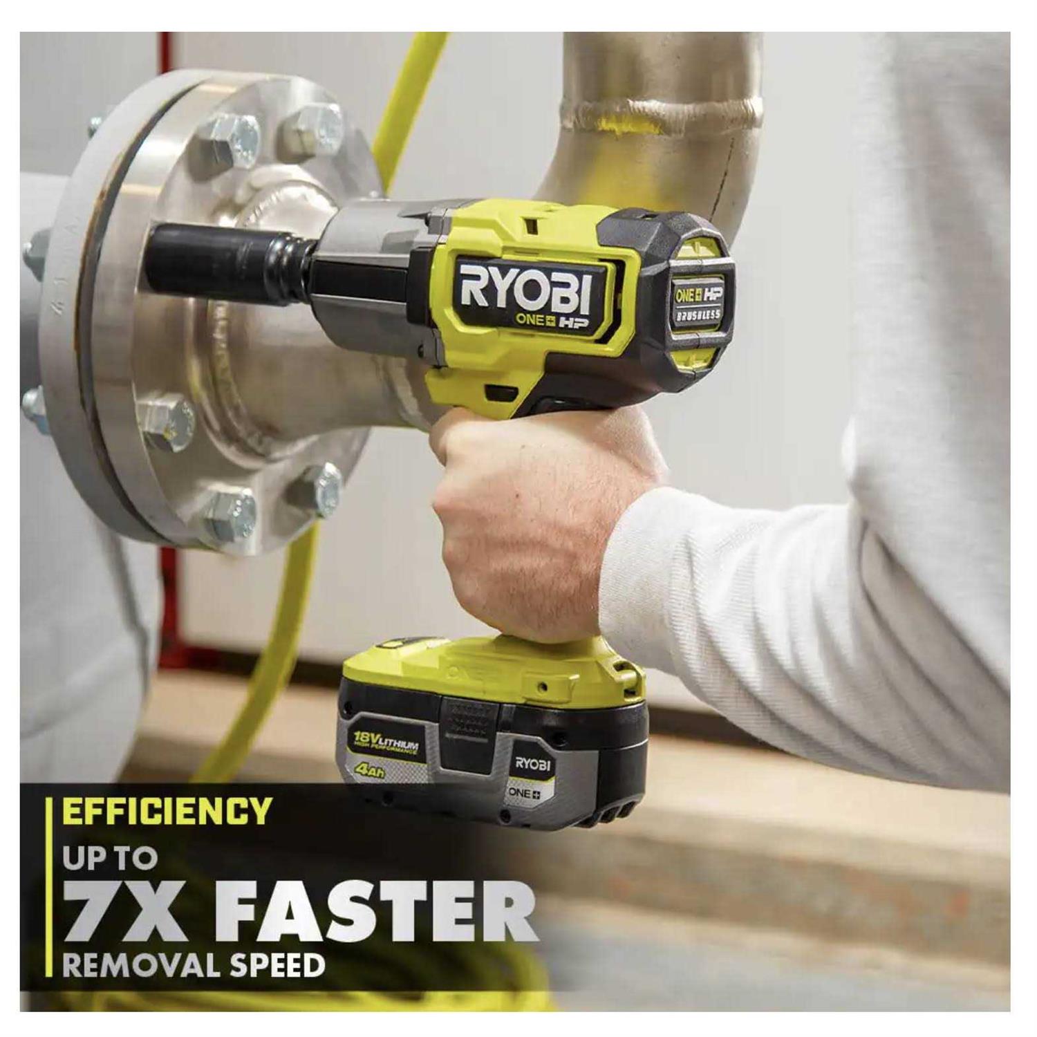 RYOBI ONE+ HP 18V Brushless Cordless 4-Mode 1/2 in. High Torque Impact Wrench - Image 2