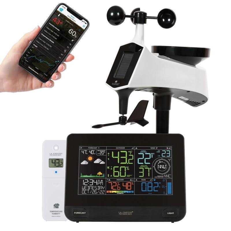 La Crosse Technology Wi-Fi Professional Weather Center with Combination Sensor and Remote Monitoring - Image 2
