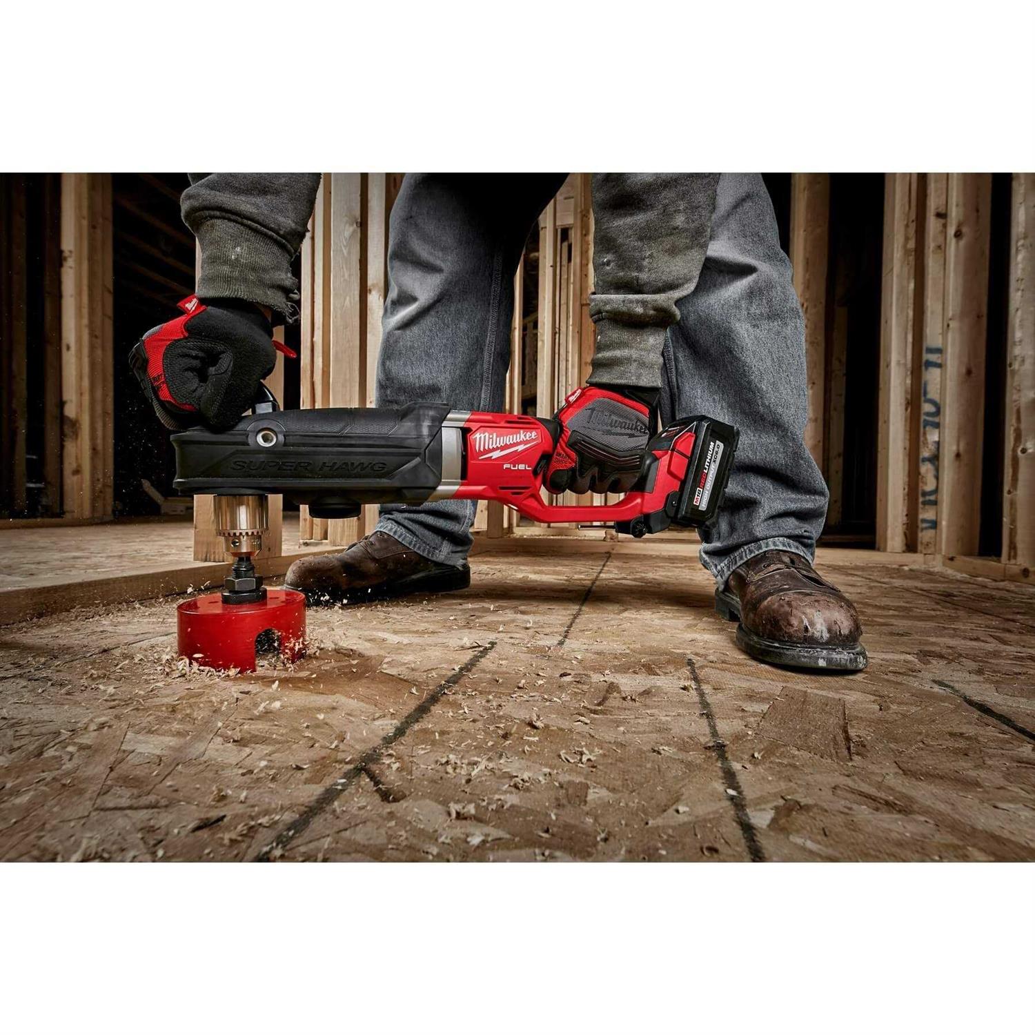 2809-20 Milwaukee M18 FUEL Super Hawg 1/2 Right Angle Drill - Image 3