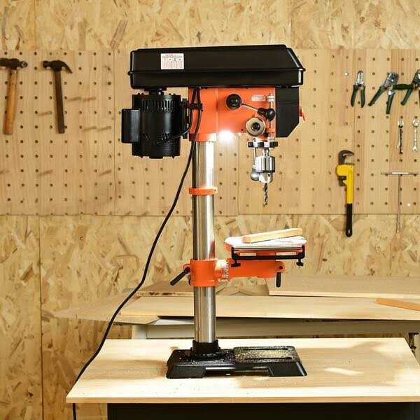 VEVOR 12 in. Benchtop Drill Press 5 Amp Variable Speed Cast Iron Bench Drill Press 12 in. Swing Distance for Wood Metal - Image 5
