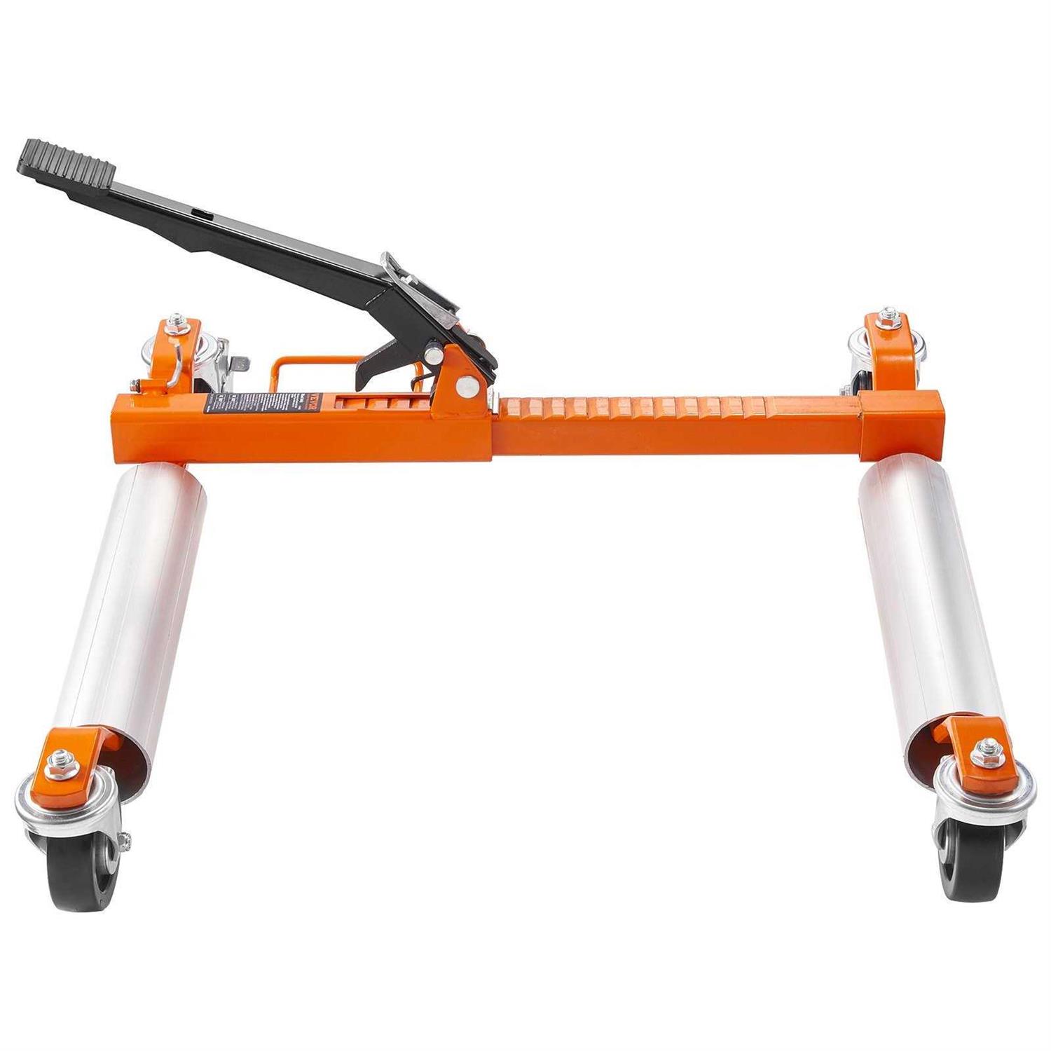 VEVOR Wheel Dolly 1 Set Wheel Dolly Car Skate Heavy Duty Vehicle Positioning with Ratcheting Foot Pedal - Image 3