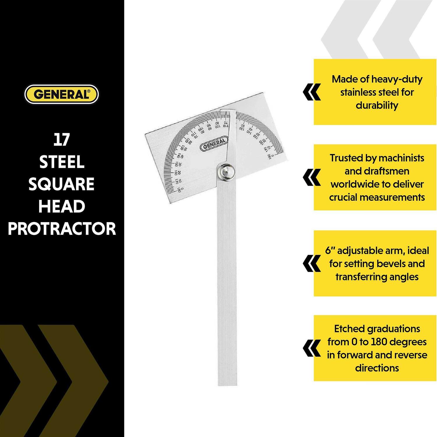 General Tools Square Head Protractor - Image 5