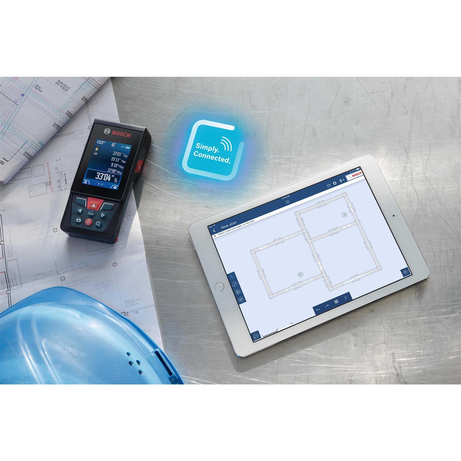 Bosch GLM400CL BLAZE Outdoor Connected Lithium-Ion Laser Measure with Camera - Image 3