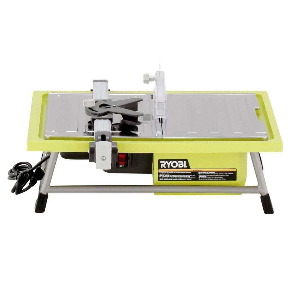 RYOBI 7 in. 4.8 Amp Tile Saw with Stand - Image 5