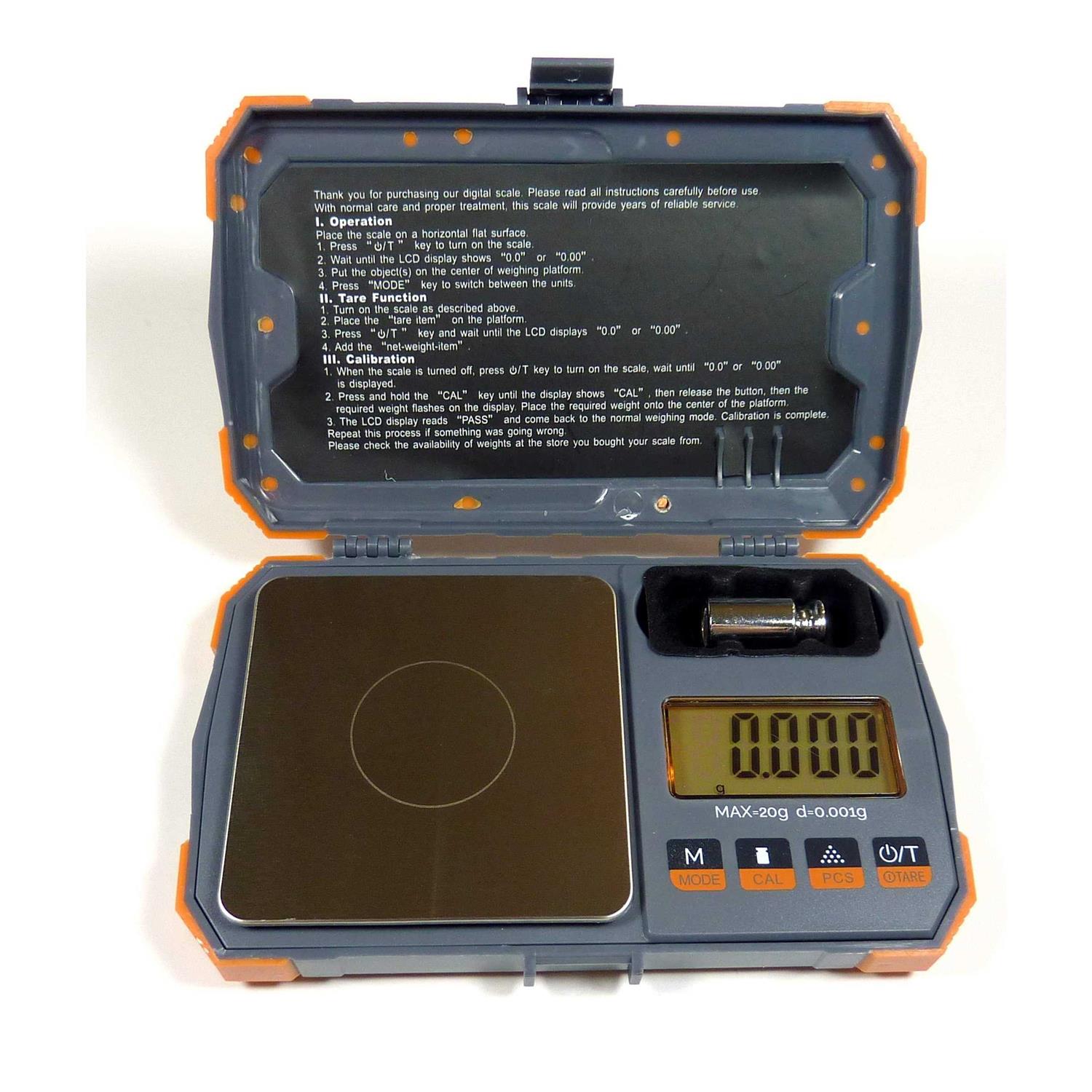 Us Balance Pocket Digital Pocket Scale 20g x 0.001g With Calibration Weight For Gold