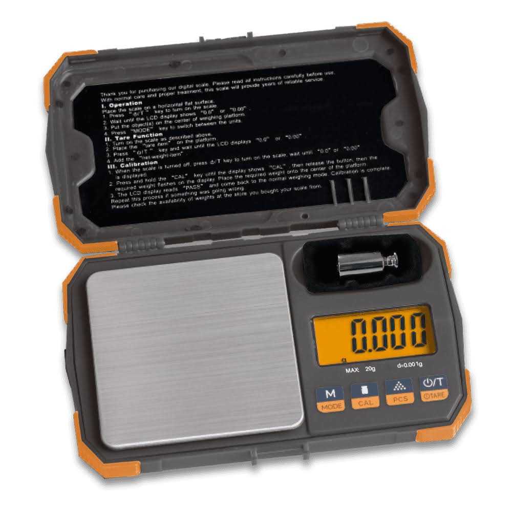 Us Balance Pocket Digital Pocket Scale 20g x 0.001g With Calibration Weight For Gold - Image 3