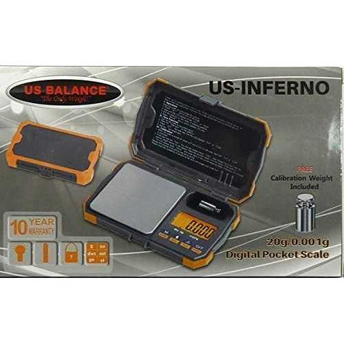 Us Balance Pocket Digital Pocket Scale 20g x 0.001g With Calibration Weight For Gold - Image 4