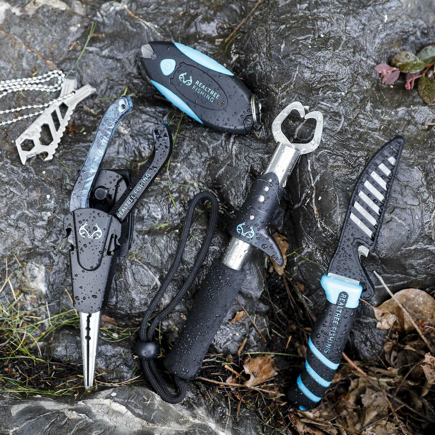 Realtree 5 Piece Angler Tool Kit Combo with Fishing Multi-Tool - Image 5
