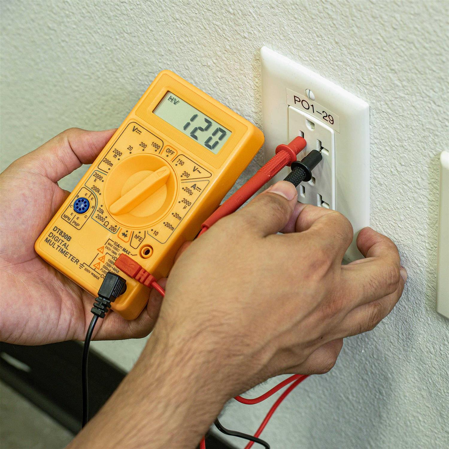 Neiko HILTEX 40508 Digital Multimeter Diode & Transistor Tester AC DC Volt Test Voltmeter - Image 4