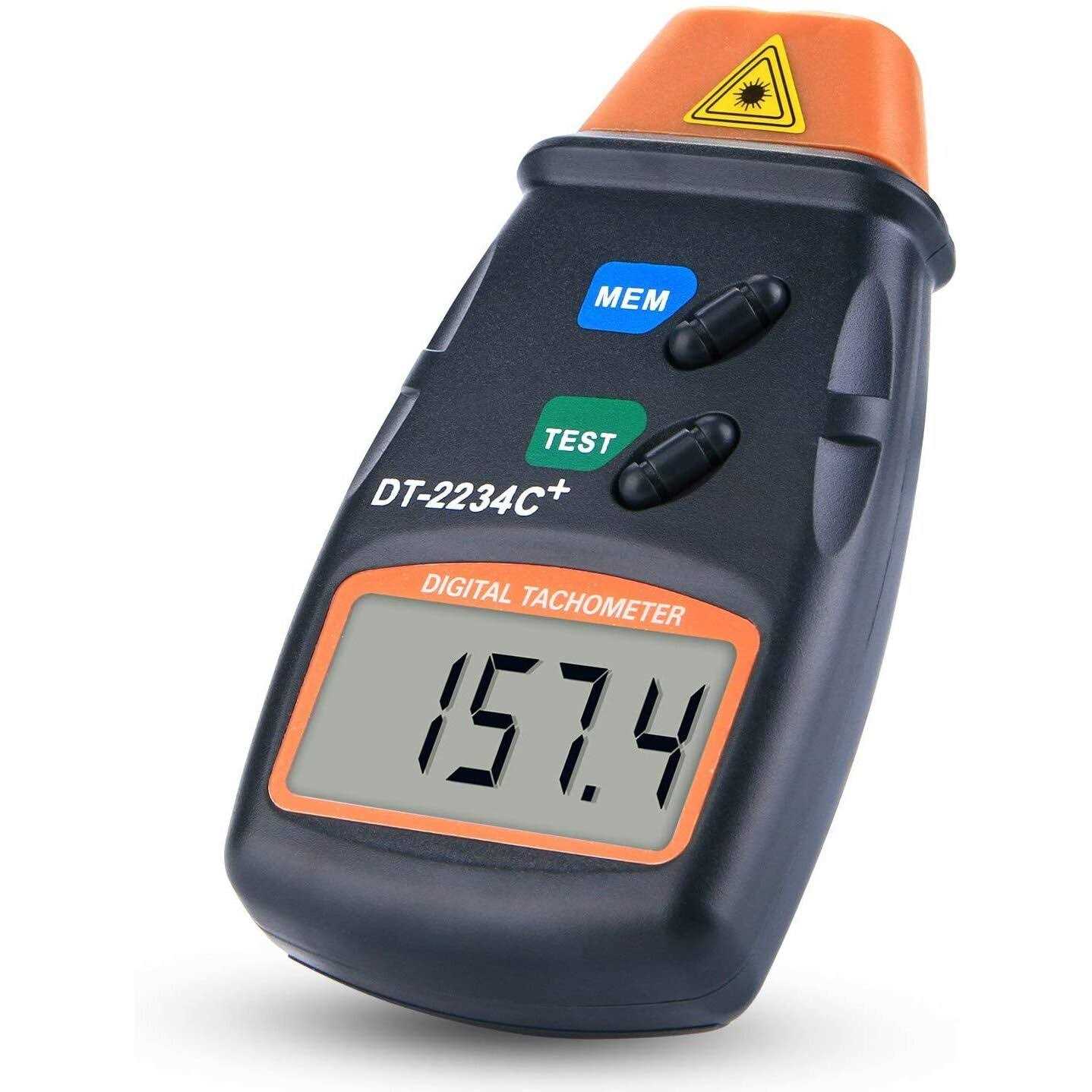 Agptek Professional Digital Laser Photo Tachometer Non Contact Rpm Tach - Image 5