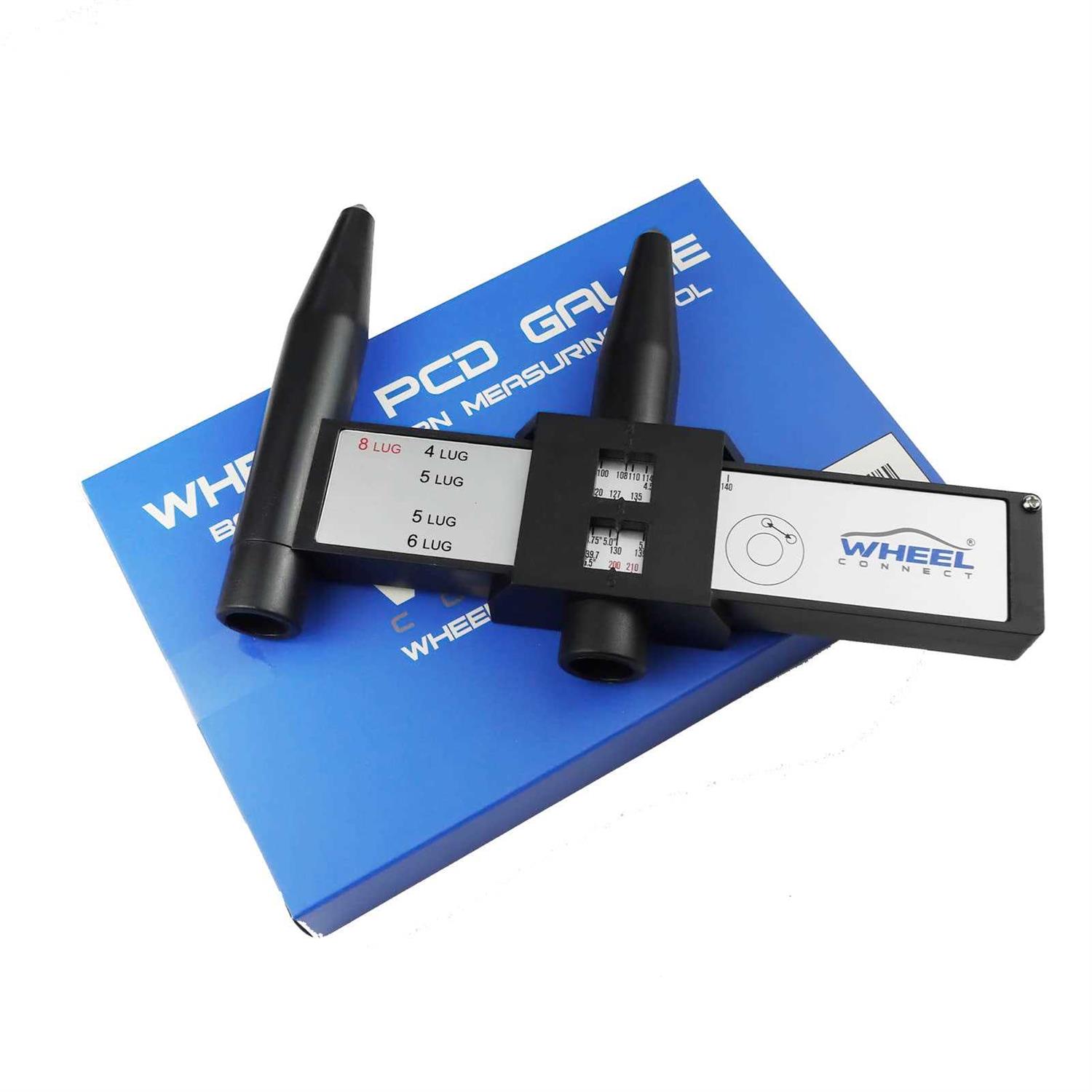 Wheel Connect PCD Gaugewheel/Rim Bolt Pattern Measuring Tool PCD Ruler Sliding Caliper for 4 5 6 8 Holes - Image 5