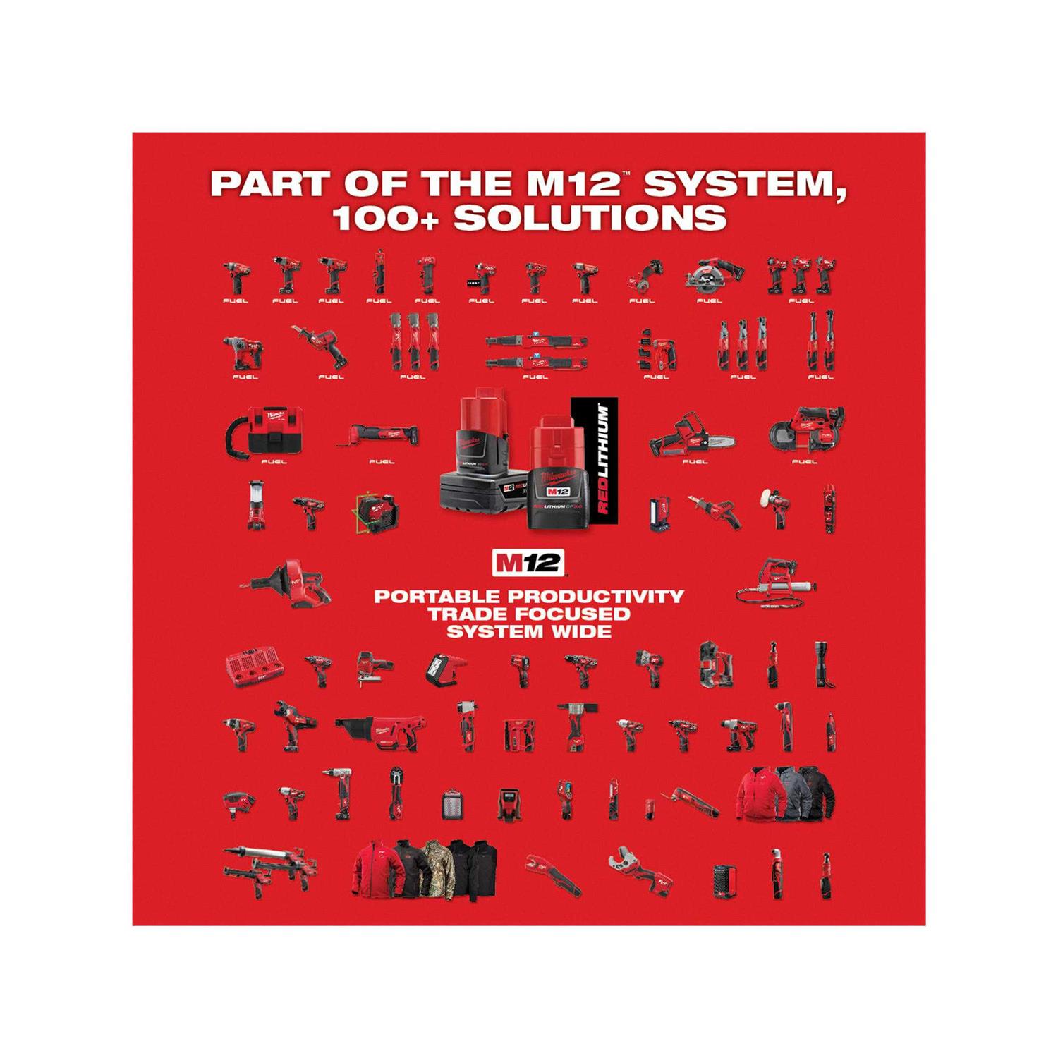 2553-20 Milwaukee M12 FUEL 1/4 Hex Impact Driver - Image 3