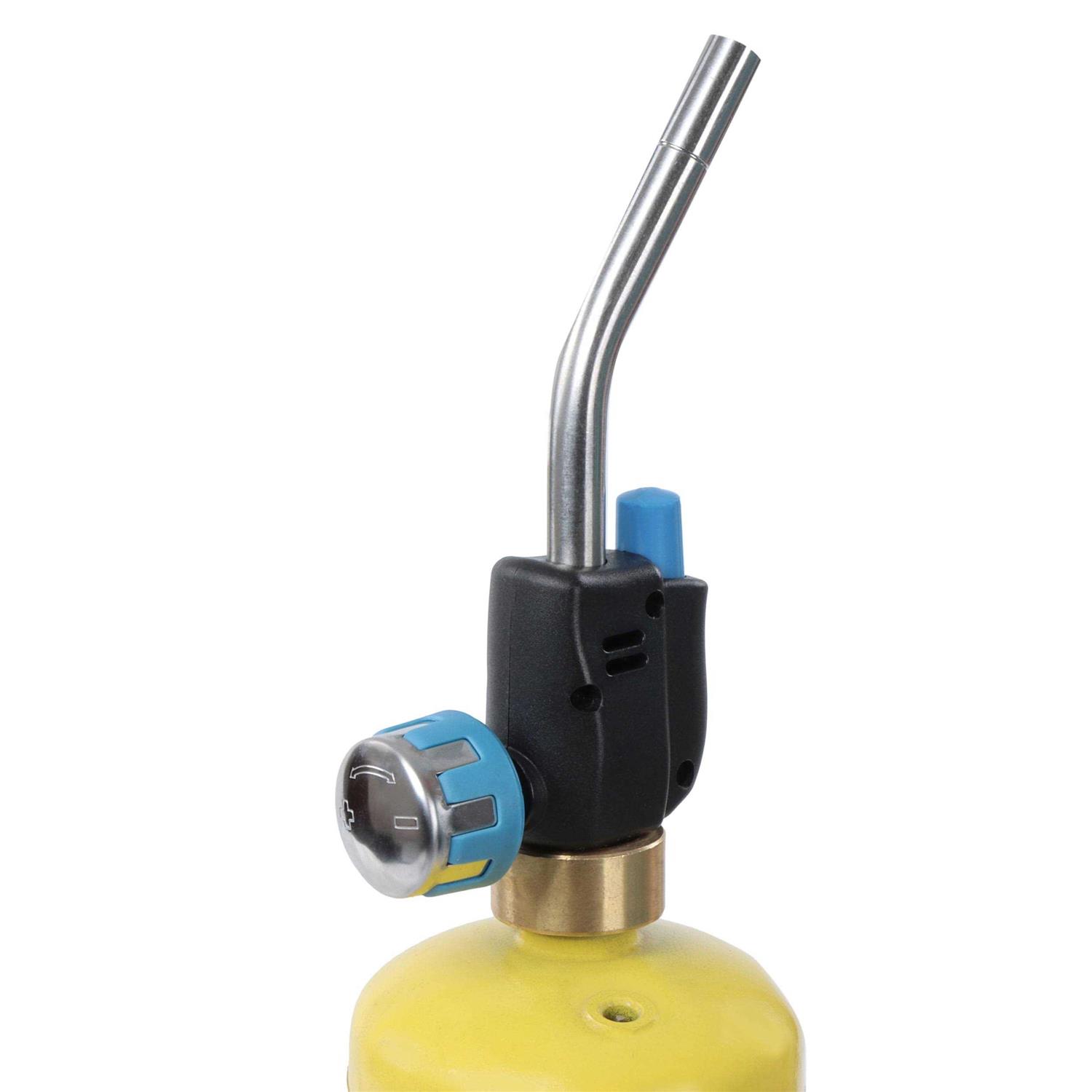 Bisupply Propane Torch with Push Button Igniter Adjustable Blow Torch Flame - Image 4