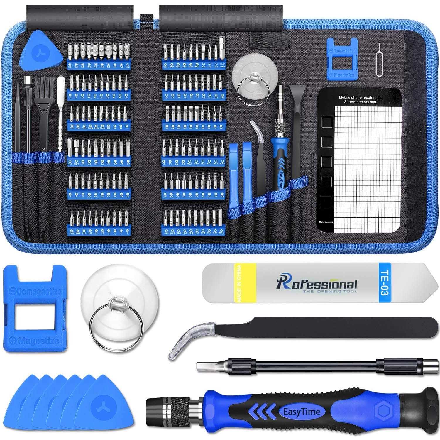 EasyTime 140 in 1 Precision Screwdriver Set Professional Computer Laptop Repair Tool Kit