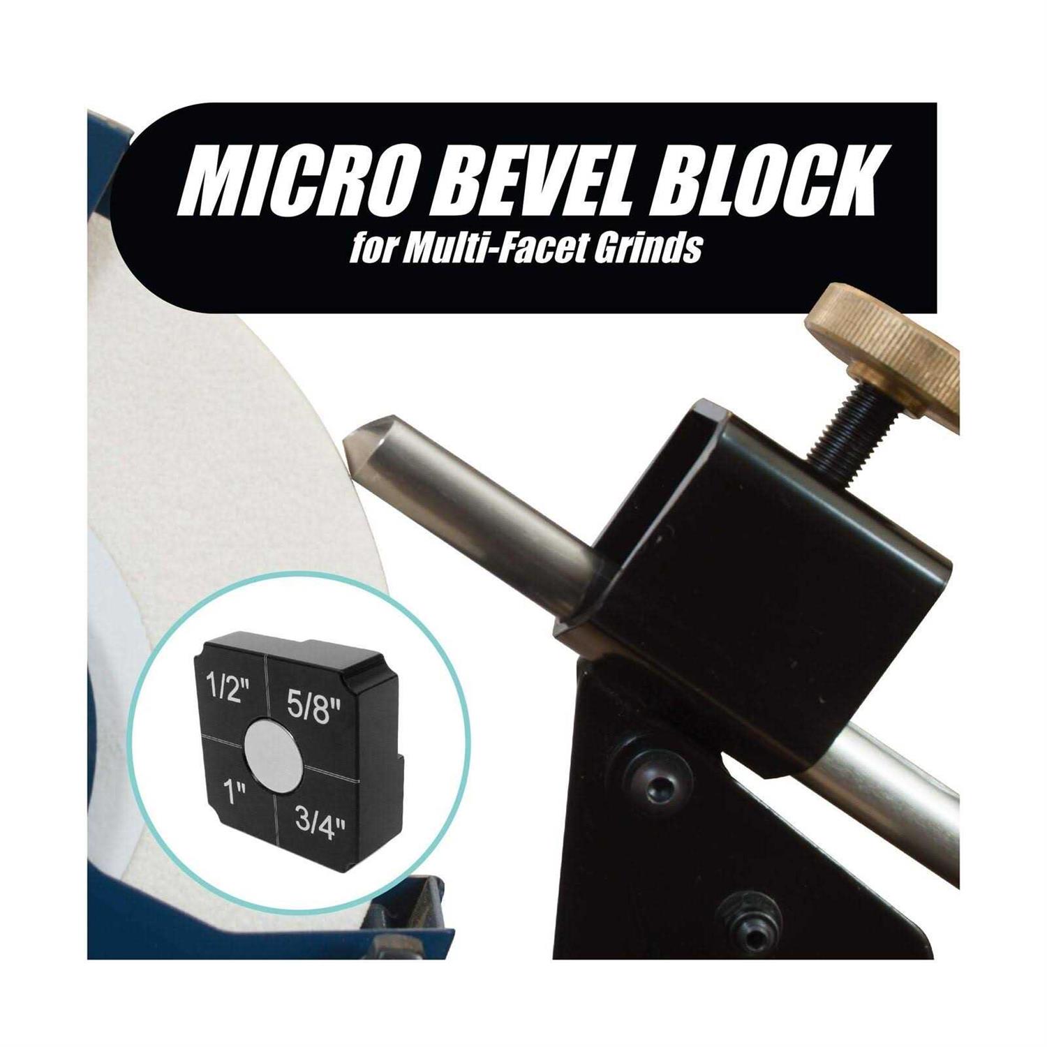 Peachtree Woodworking Supply Pro Grind Sharpening System For Lathe Turning Tools, Chisels, Skews, Bowl Spindle gouges and More. Includes the Multi-Grind Jig - Image 2