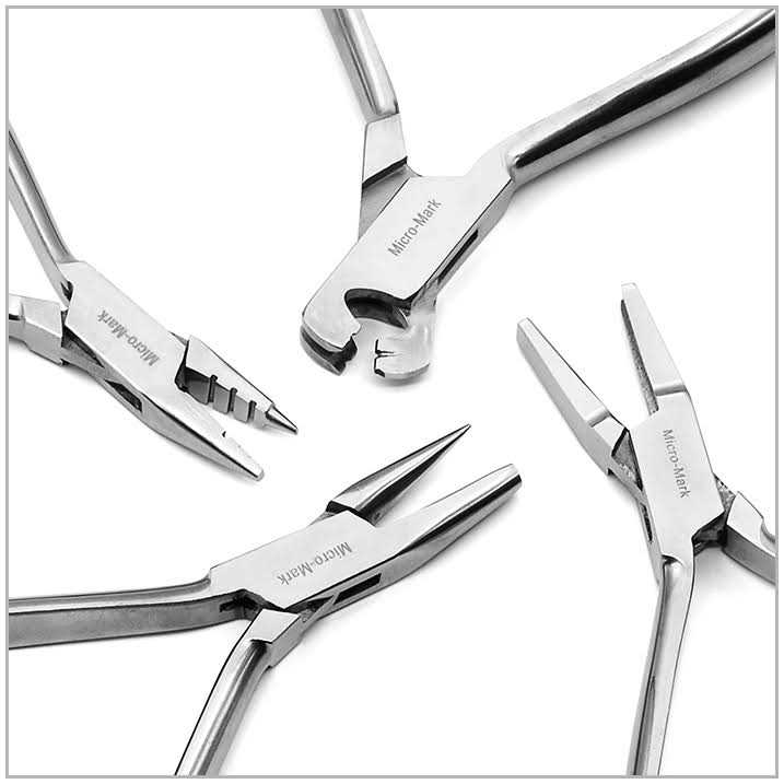 Micro-Mark 4-piece Metal forming Plier Set - Image 4