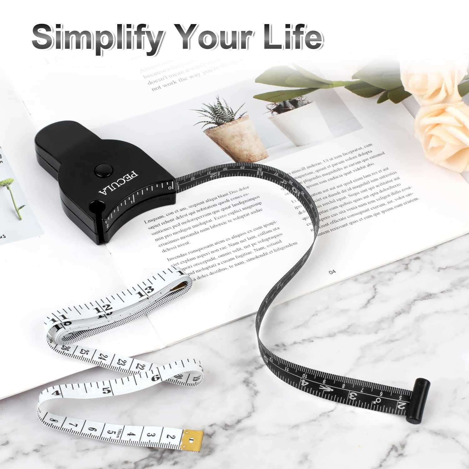 Body Measuring Tape 60 inch, Body Tape Measure, Lock Pin and Push Button Retract - Image 3