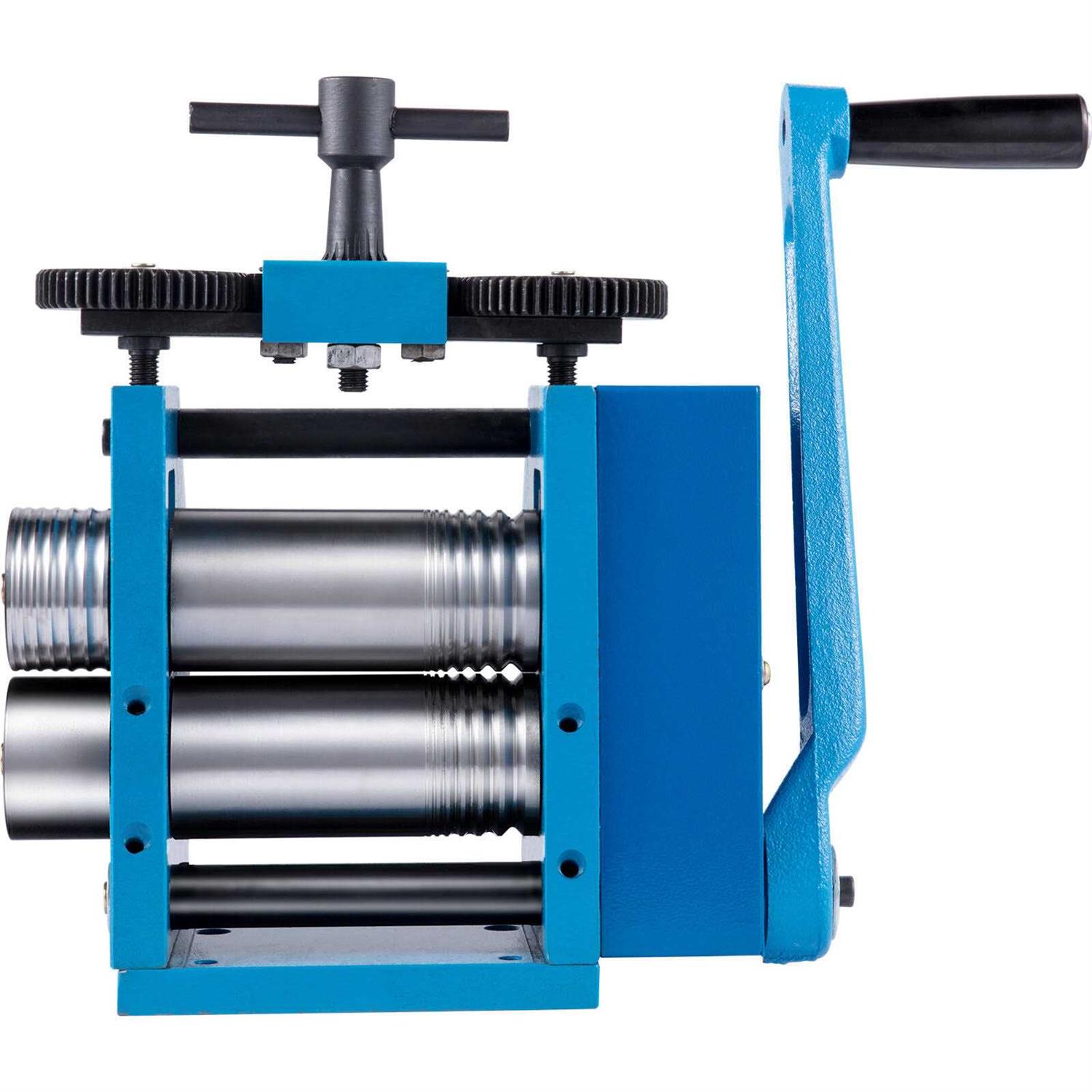 VEVOR Rolling Mills 3/76mm Jewelry Rolling Mill Machine Gear Ratio 1:2.5 Wire Roller Mill 0.1-7mm Press Thickness Manual Combination Rolling Mill SDYJ75MM3GQ2G72AHV0 - Image 5