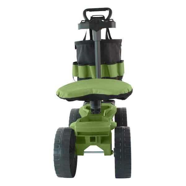 TheXceptional Wheelie Scoot with Tool Toter Handle, Bucket and Comfort Cushion - Image 5