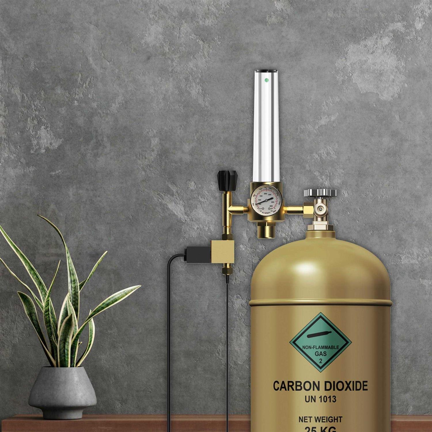 AC Infinity CO2 Regulator, Carbon Dioxide Monitor with Solenoid Valve and Gas Flow Meter - Image 3