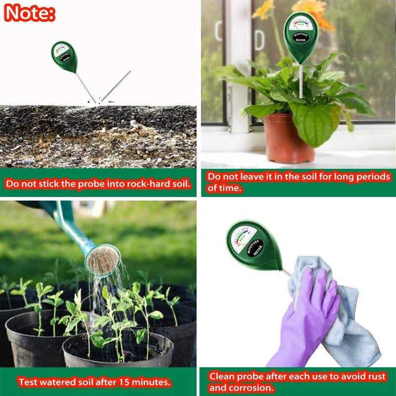 Szhlux Moisture Meter Water Monitor Soil Hygrometer Sensor Care - Image 4