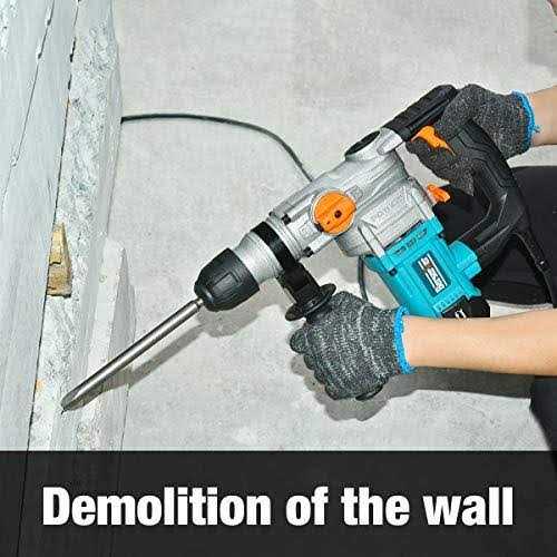 Berserker 1-1/8 SDS-Plus Rotary Hammer Drill with Safety Clutch,9 Amp 3 Functions Corded Rotomartillo for Concrete - Image 5